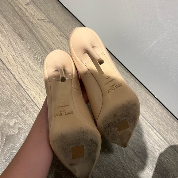 Jimmy Choo nude 100mm heels - Picture 4 of 5